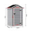 4X3FT Apex Roof Garden Shed