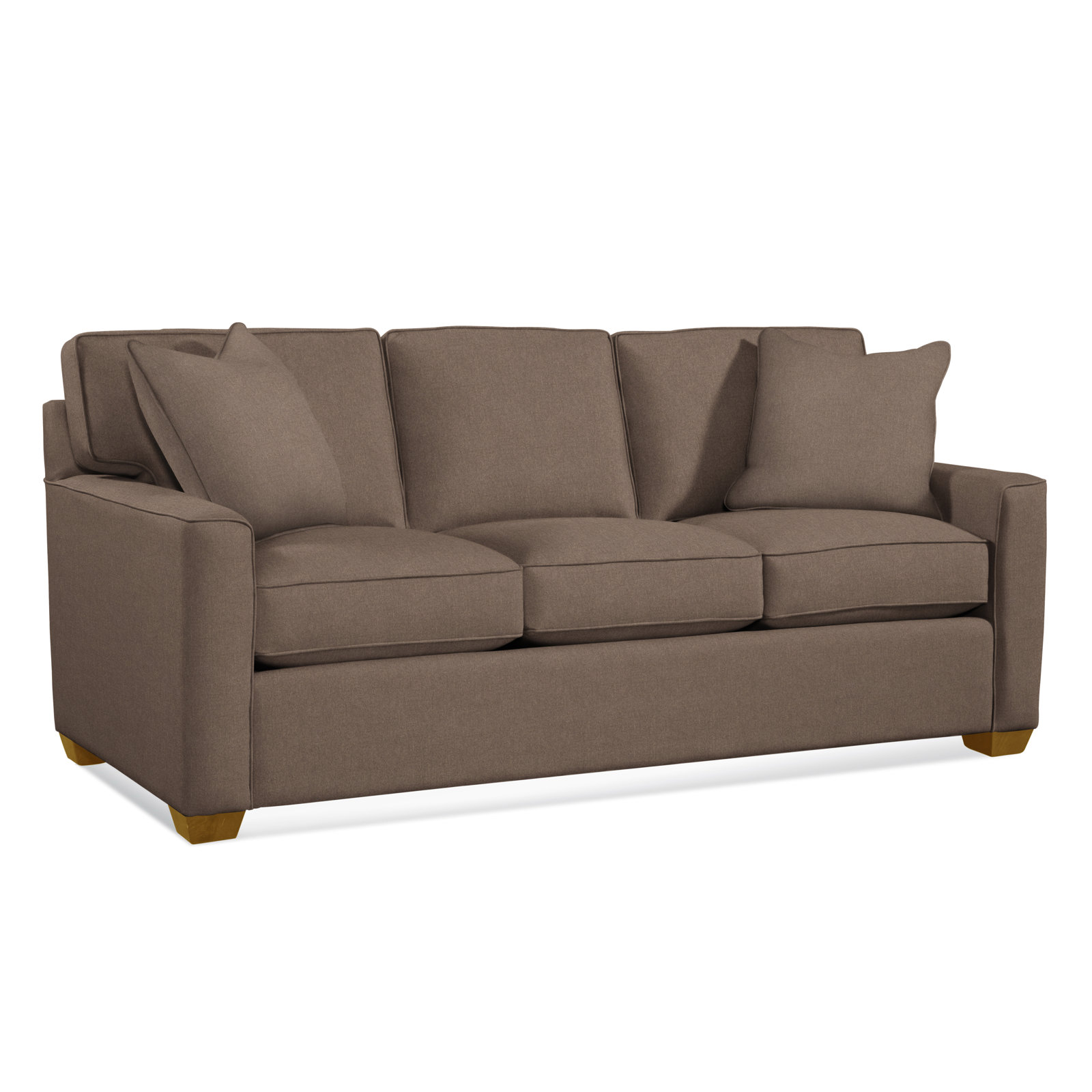 Frye 81'' Upholstered Sofa, Innerspring Mattress, Elite Ash, Havana