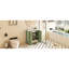 Meuble-lavabo polyvalent avec rangement spacieux et caractéristiques haut de gamme