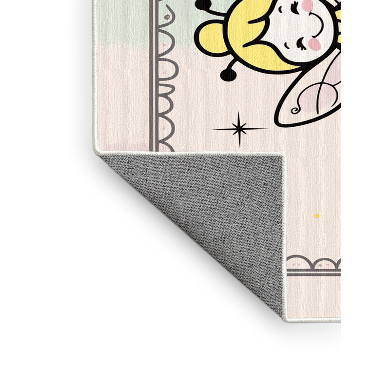 Tapis fantaisie Zoomie pour enfants Zoomie, Rectangulaire 2 pi x 3 pi