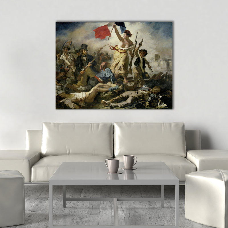 Révolution, reproduction d'art, impression sur toile, liberté, impression sur toile, Eugène Delacroix, reproduction d'art sur toile.