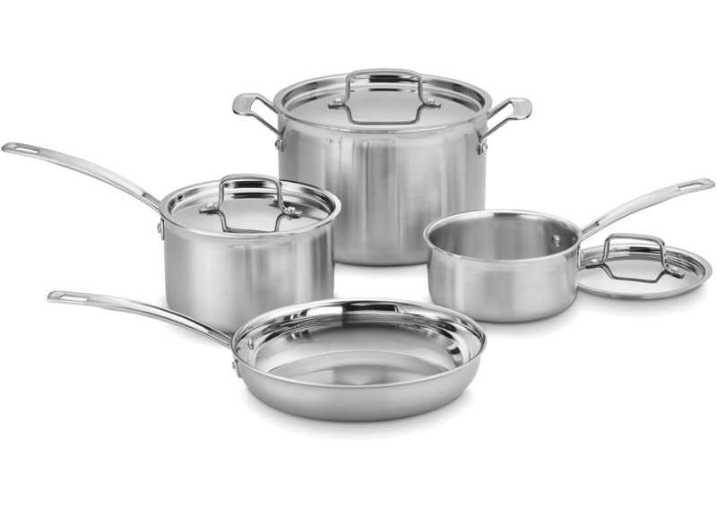 Cuisinart MultiClad Pro 7 Piece Cookware Set