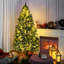 Sapin de Noël artificiel avec lumières claires-1308143791