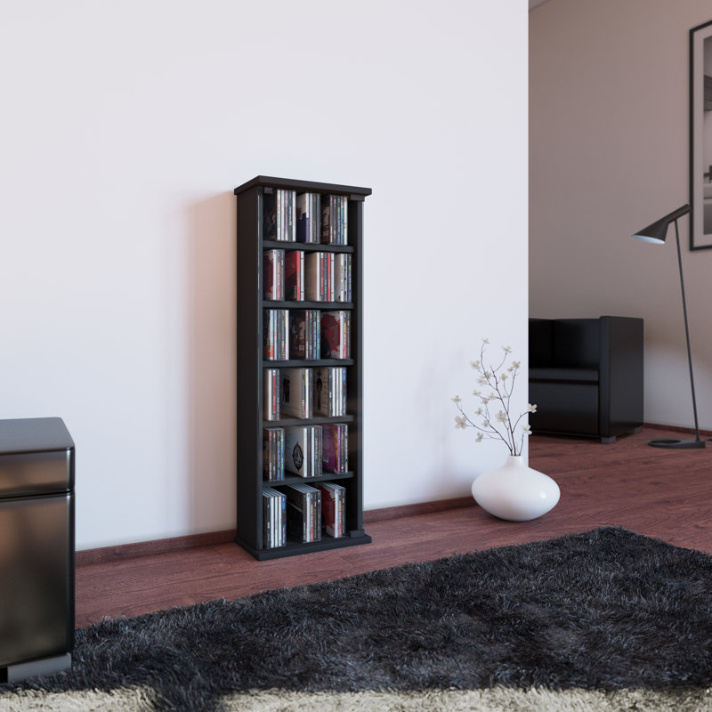 91.5 cm H Multimedia Storage, Black