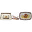 Spode Woodland Turkey Sauce Boat & Stnd 11 Oz Turkey