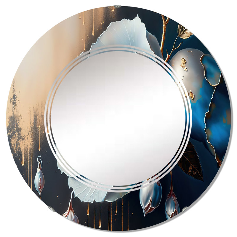 Miroir mural Rafi Camellia, 32 po x 32 po