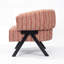 Chaise avec accoudoirs en tissu d'ameublement Mid-Century-1184716945-1184716944