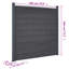 Fence Panel Set WPC-785165174-785165176