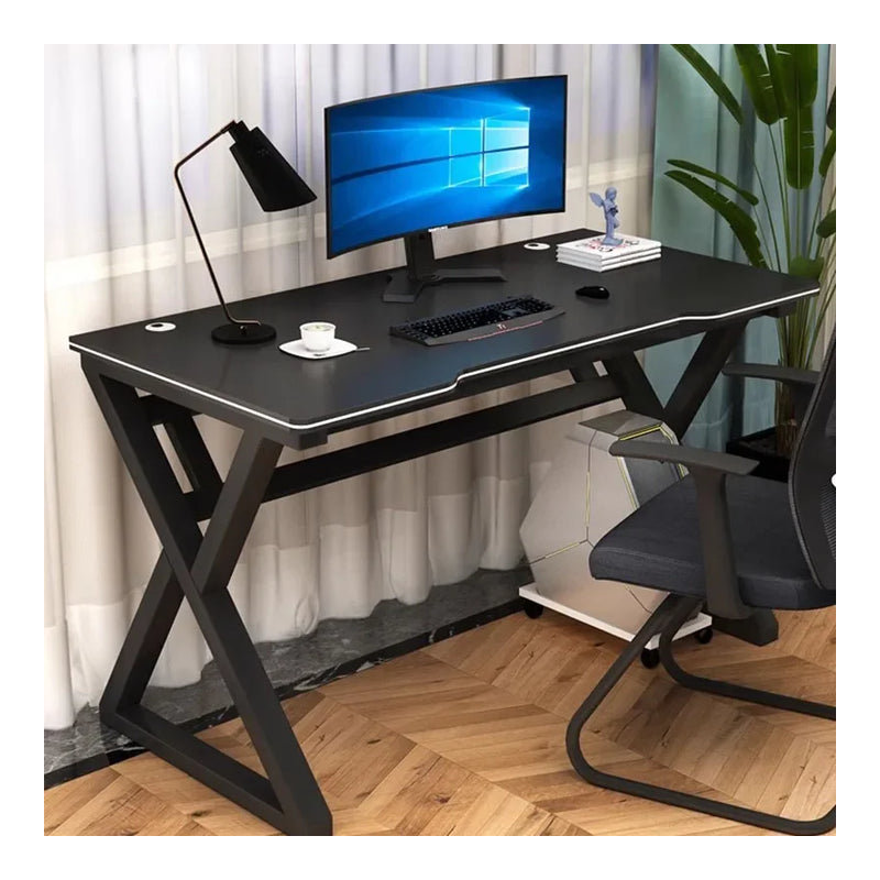 Naeli Rectangle Computer Desk, Black, 29.52cm H x 47.24cm W x 23.62cm D