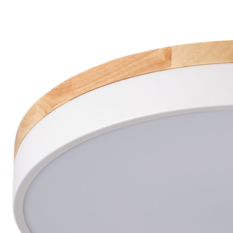 15.75inch Modern LED Flush Mount 3000K/4000K/6000K Dimmable Flush Mount Light