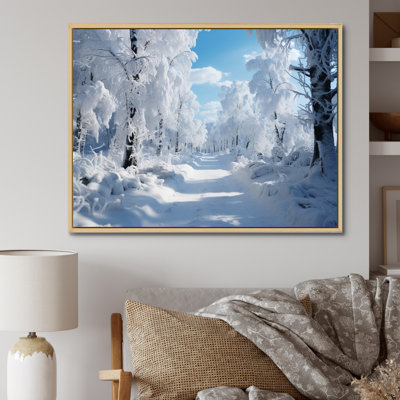 Winter Frosty Forest IV, reproduction d'art sur toile