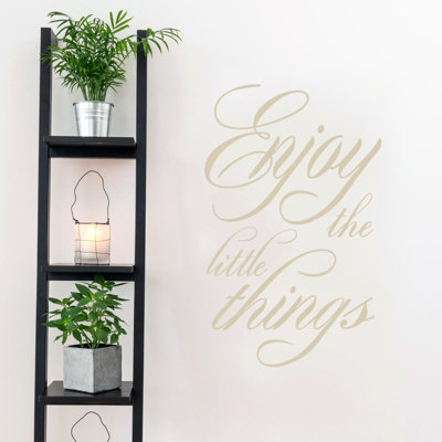 Text & Numbers Non-Wall Damaging Wall Decal