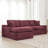 Flick Chenille Boneless Sectional Sofa with Double-Layer Cushions & Side Pockets-754638576