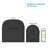 360 Locking Parcel Mailbox, Extra Large, Black