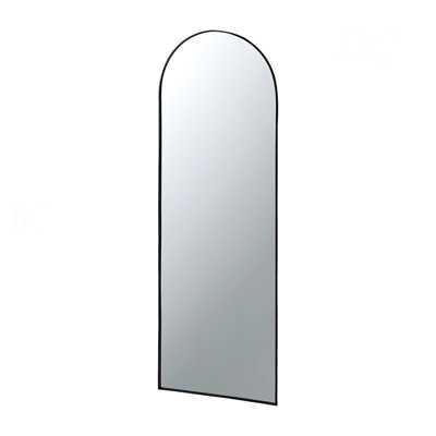 28X1x74" Celine Black Arch Body Mirror