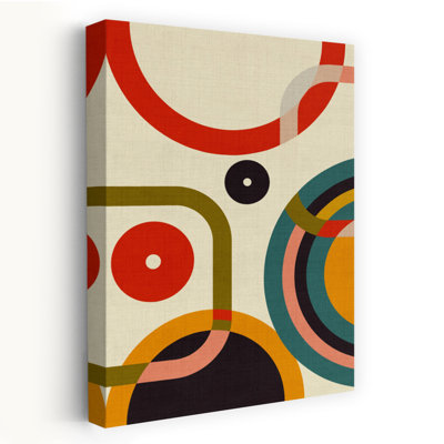 Contemporary Art Abstract Colorful Geometric Art