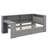 Streamlined Bed With Storage Racks, Drawers, Power Charging Outlet, LED Illumination, And Workstation-222025801-222025800
