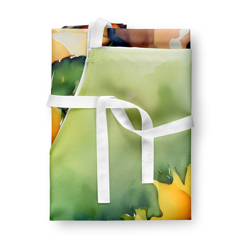 Tournesols en tablier aquarelle