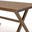 Demaryius Rectangular Metal Outdoor Bistro Table , 140cm cm W 79.5cm cm D