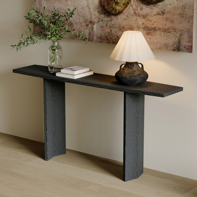 Wabi-sabi style simple console table