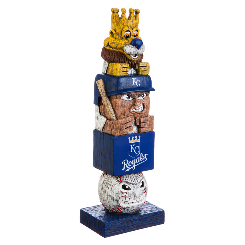 Statue de jardin MLB, Royals de Kansas City, H 16 po x l 5,5 po x P 4 po