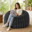 Pouf de 90 cm, modèle Wave Plush avec rembourrage en mousse mémoire et housse lavable