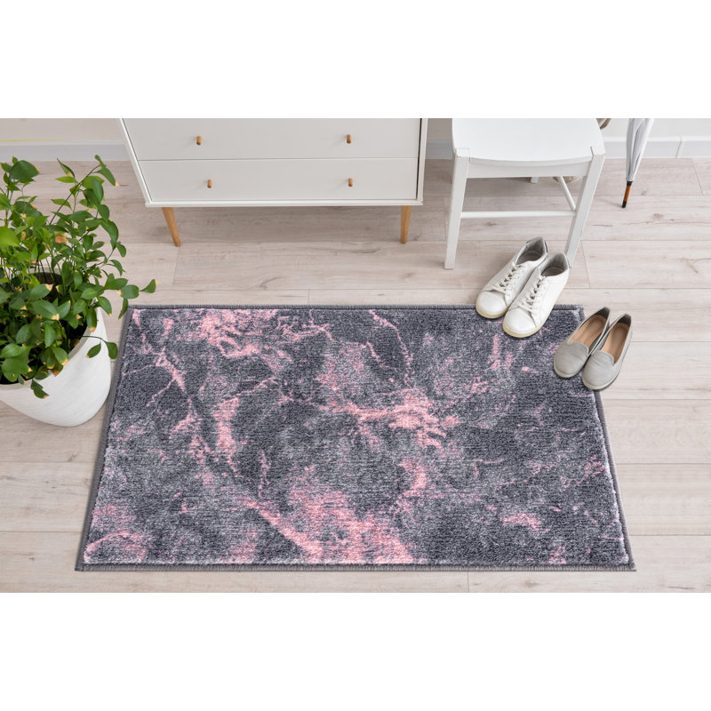 Blaidyn Solid Colour Indoor / Outdoor Area Rug, Rectangle 60 x 100 cm