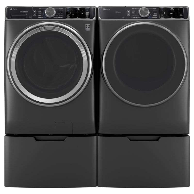 GE Profile 5.5 Cu. Ft. Capacity Smart Front Load Energy Star Steam Washer With Ultrafresh Vent System Plus And Smart Wash And Rinse