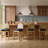 Wooden Bar Stools Set Of 4 With Natural Rattan Back-71235075