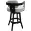 Vinyle blanc - gris - assise 30 po-1894526428