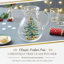 Spode Christmas Tree Glass Pitcher 6 Pt/9"