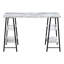 Bureau d'ordinateur, bureau personnel, ordinateur portable, tablettes de rangement, L 48 po-1575663850