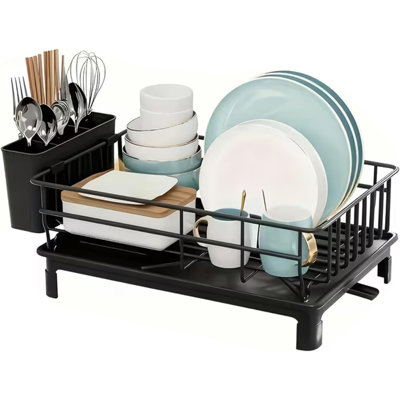 1-Tier Kitchen Dish Drainer Rack