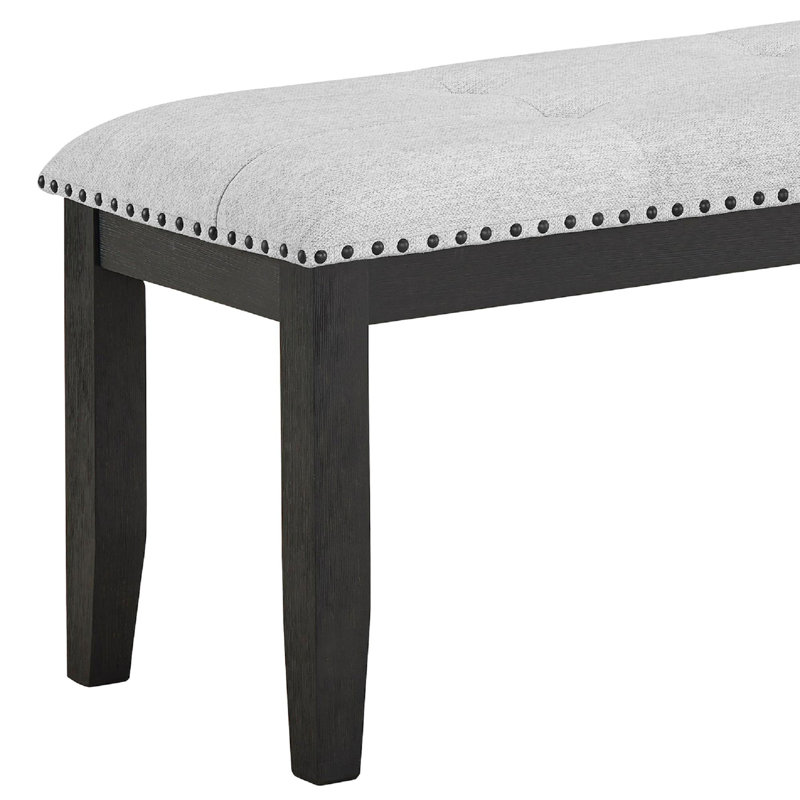 Banc de salle à manger rembourré 1pc