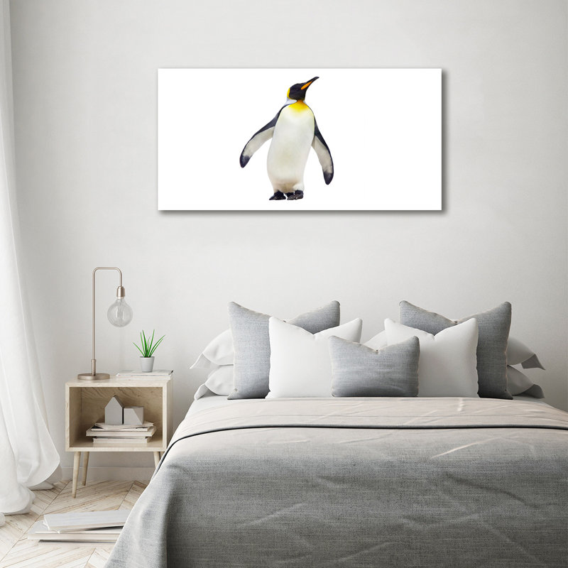 Penguin - No Frame Print on Canvas, Wrapped Canvas, 70cm H x 140cm W