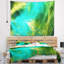Tapisserie psychédélique mystic abstract green design-28494350