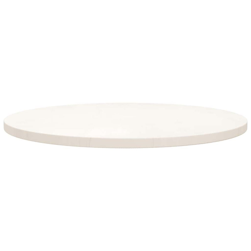 Kellar Solid Wood Table Top, 2.5cm H x 70cm W x 70cm D, Antique White