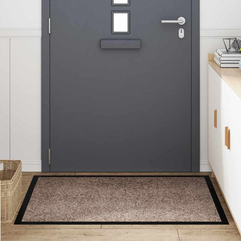 Non-Slip Doormat, Beige, 80cm W x 120cm L