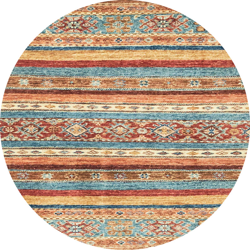 Abstract Indoor Rug, Round 3'