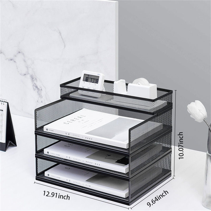 Organisateur de bureau en métal Pardoes