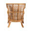 Fauteuil bohémien en rotin miel clair