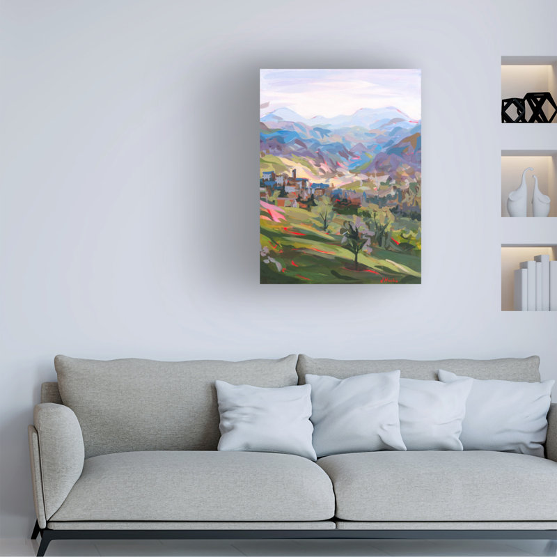 Art sur toile «Italian Hillside» par Joanne Hastie, H 32 po x l 24 po x P 2 po