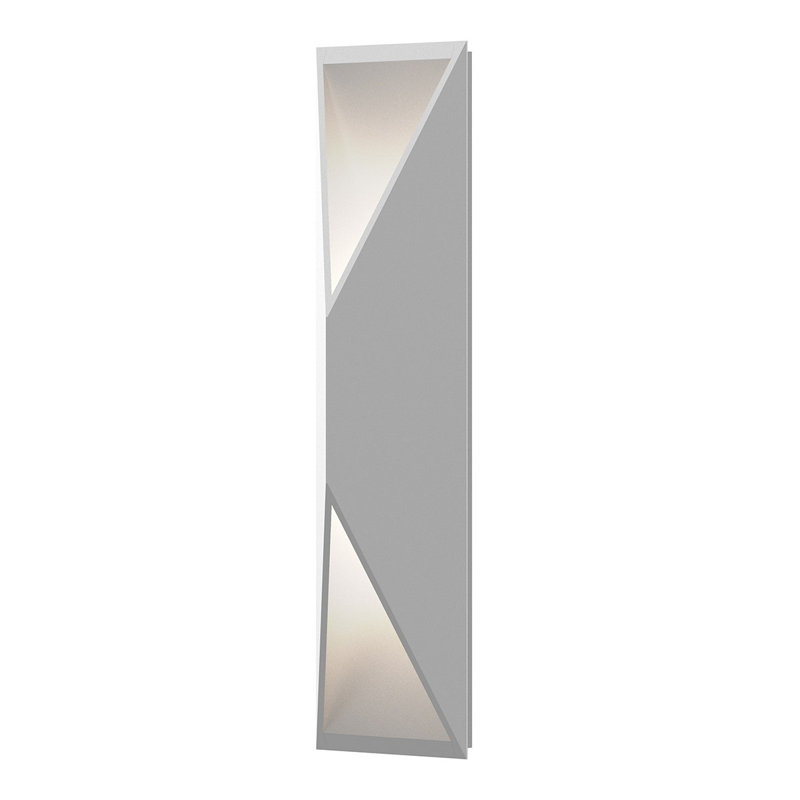 Inside-Out LED Wall Light, Textured White