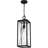 Zarah 1-Light Matte Black Outdoor Hanging Lantern