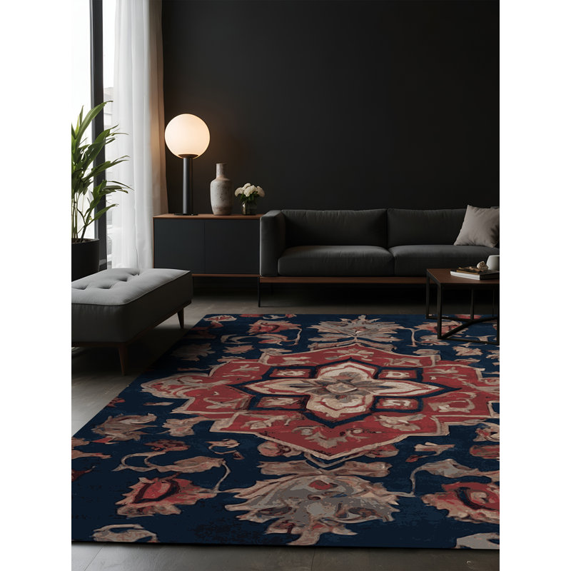 Tapis gris soyeux et moelleux, Carré 4 pi