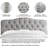 Linen Upholstered Headboard-Modern-Adjustable Height-Button Tufting-357638410-357638414