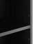 Armoire de salle de bain noire - Tablette réglable, rangement et tablette compacte autoportante avec tiroir-577657522