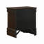 Table de chevet, table de chevet en bois manufacturé avec 2 tiroirs