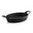 Ebern Designs Brocadero Porcelain Iron Stainless Steel Platter Serving Dish