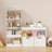 Sturdy Wooden Book And Toy Storage Cabinet Organizer, Perfect For Efficient Organization And Display In Any Room.